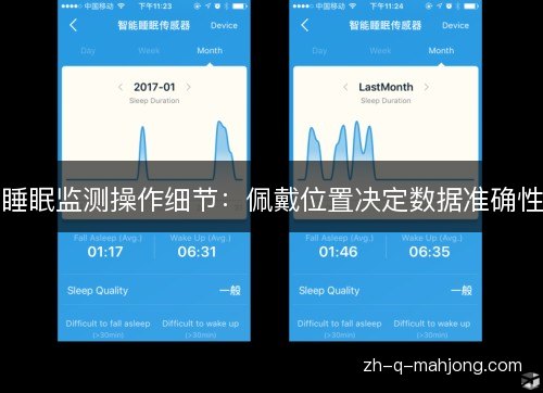 睡眠监测操作细节：佩戴位置决定数据准确性